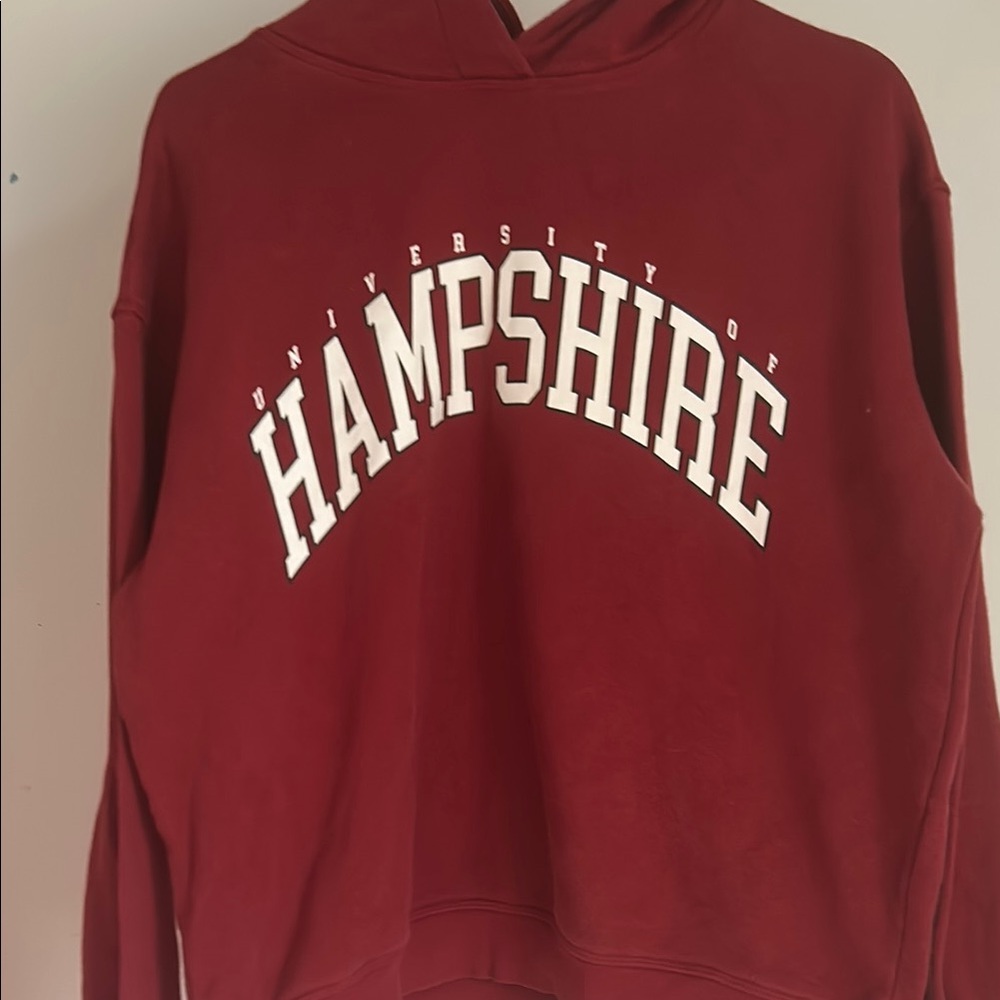 H&M Deep Red Casual Hoodie